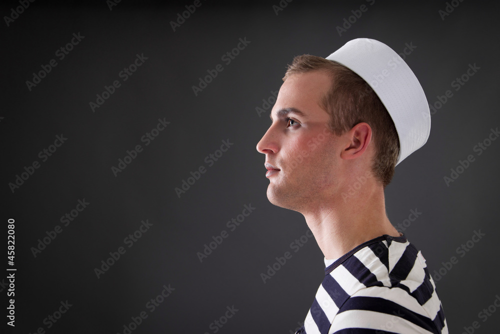Matrose blickt in die Ferne Matrose blickt in die Ferne