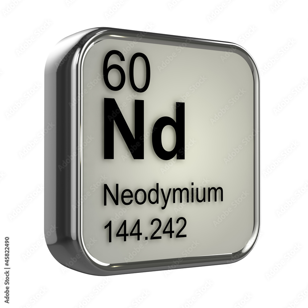 3d Periodic Table - 60 Neodymium 3d Periodic Table - 60 Neodymium