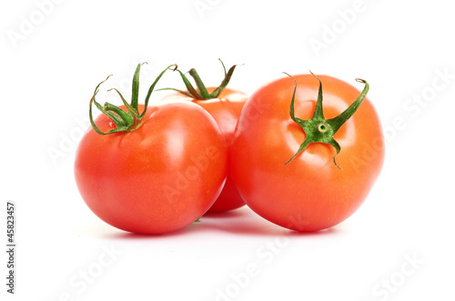 fresh Tomato isolated on a white background