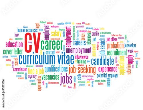 "CV" Tag Cloud (jobs recruitment employment candidate apply now)
