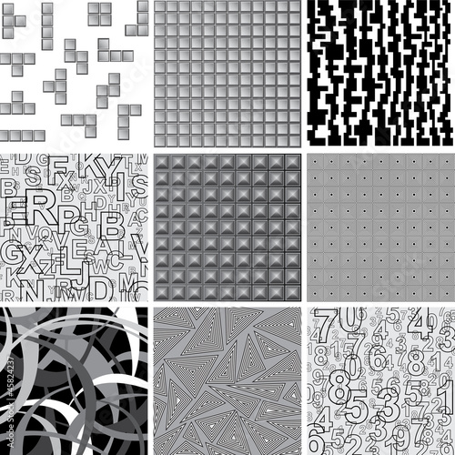 vector collection of abstract patterns