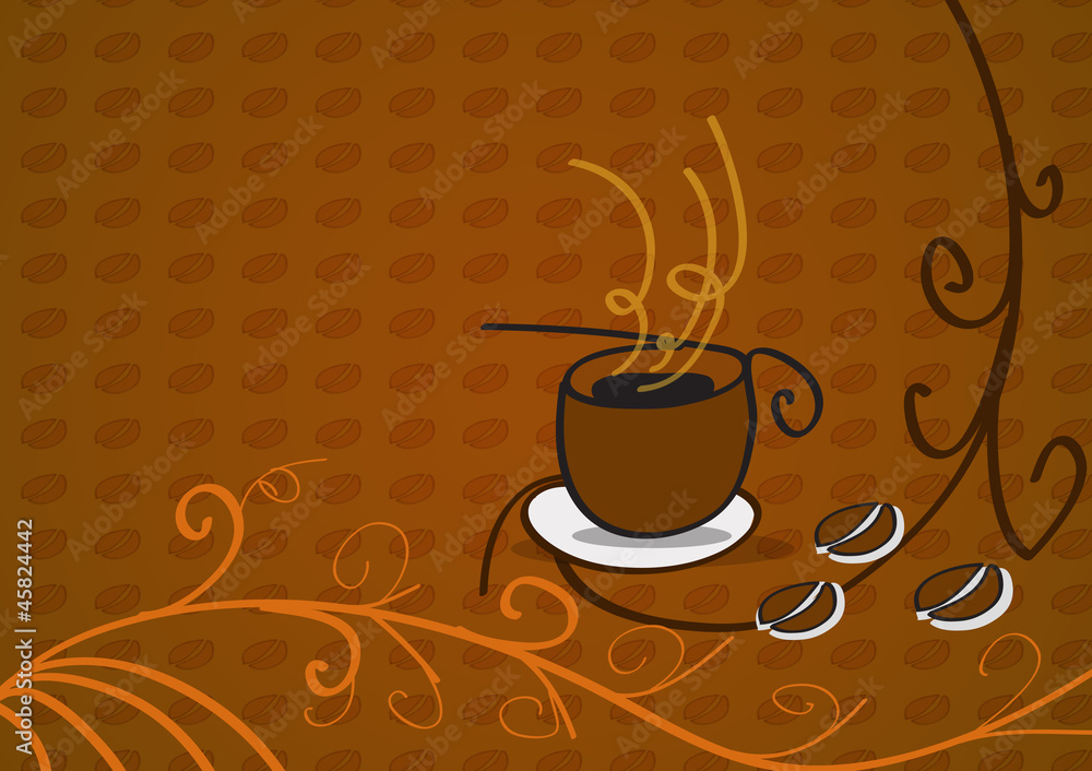 Obraz premium Tazza di caffè vector