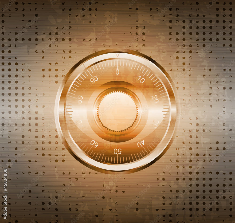 grungy background with safe lock, eps10 vector grungy background with safe lock, eps10 vector