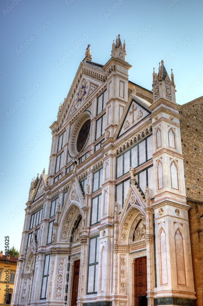 The Basilica di Santa Croce (Holy Cross). Florence, Italy