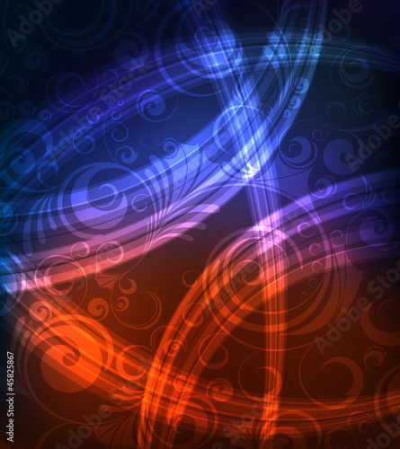 abstract ornamented vector background, eps10
