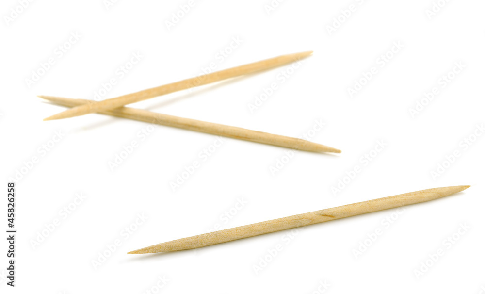 Three bamboo toothpicks Three bamboo toothpicks