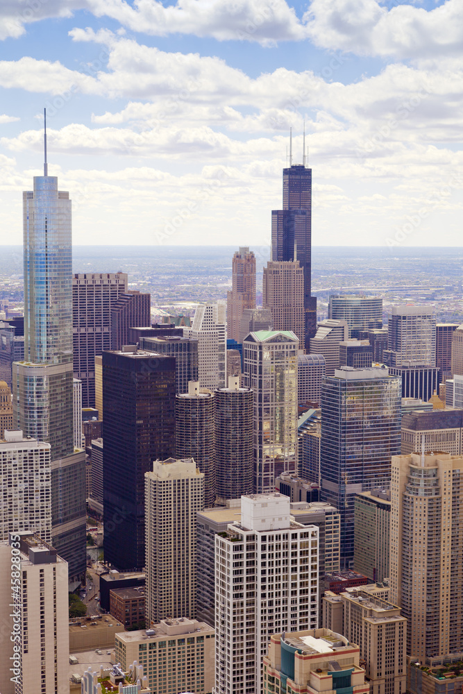 Aerial View (Chicago Downtown)