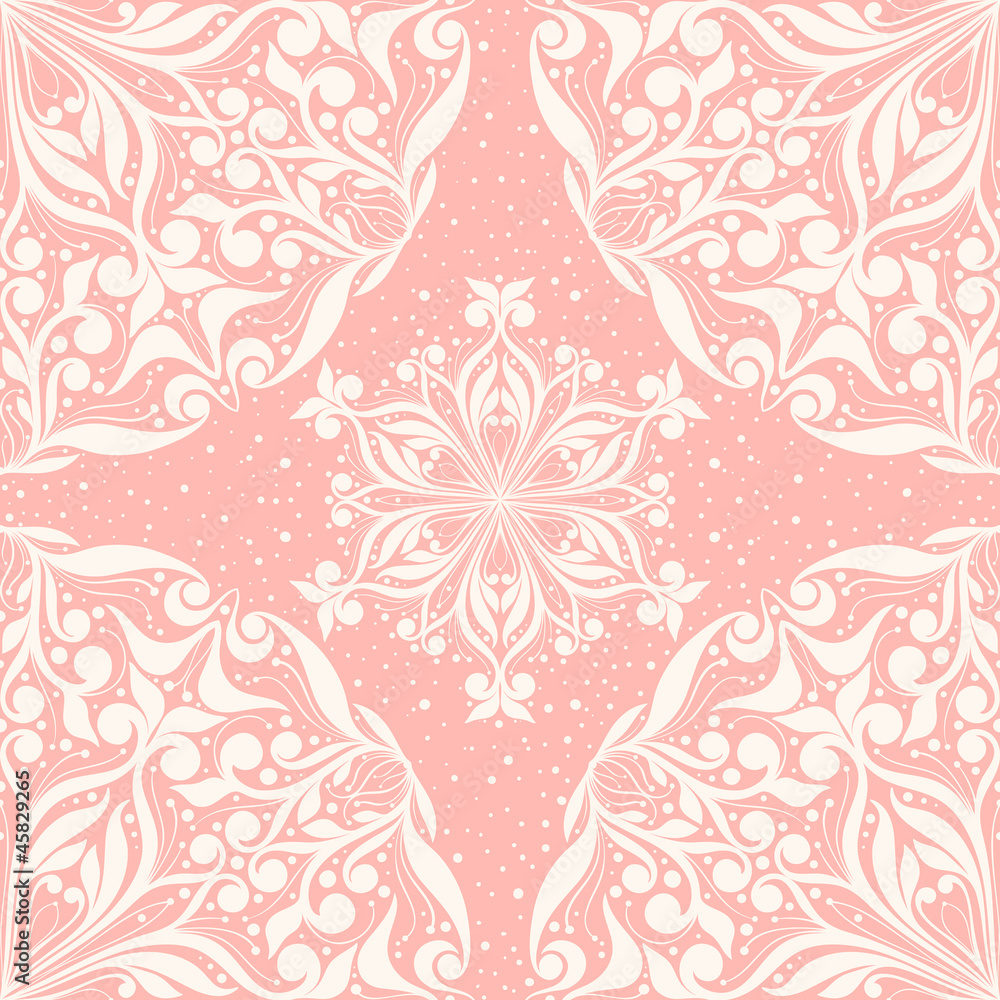 seamless pink pattern with circles seamless pink pattern with circles