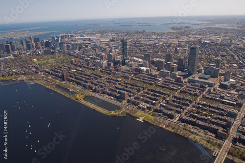 Boston Back Bay aerial