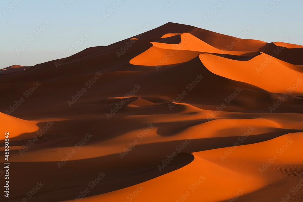 Sand dunes, desert