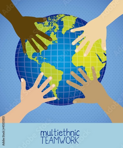 multiethnic teamwork