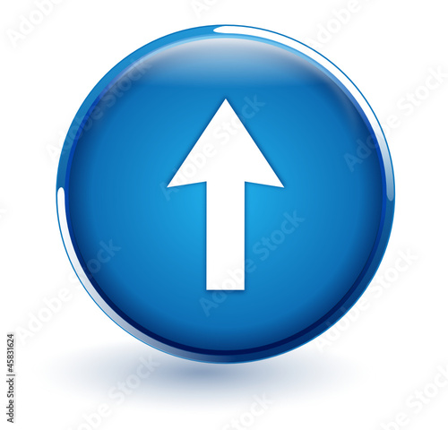 flêche haut cliquez ici sur bouton bleu