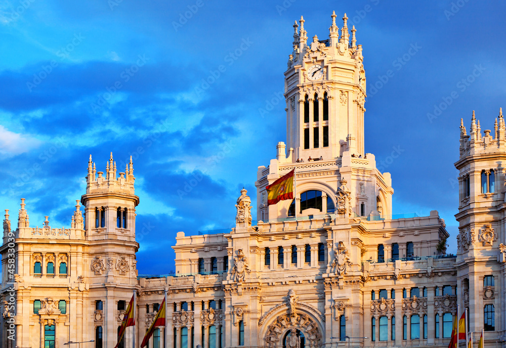 Fototapeta premium Palacio de Comunicaciones, Madrid