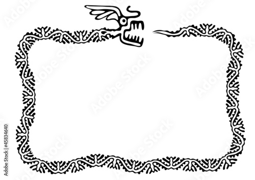 snake frame, vector design element