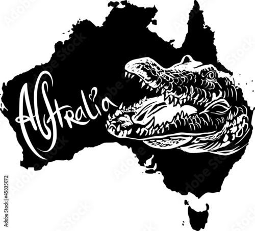 Crocodile as Australian symbol