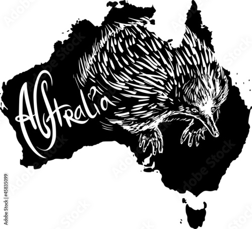 Echidna as Australian symbol