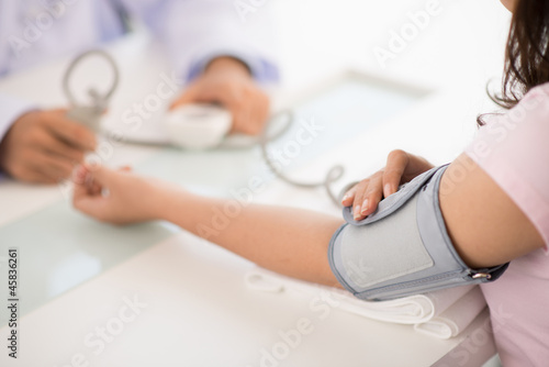 Blood pressure measurement photo