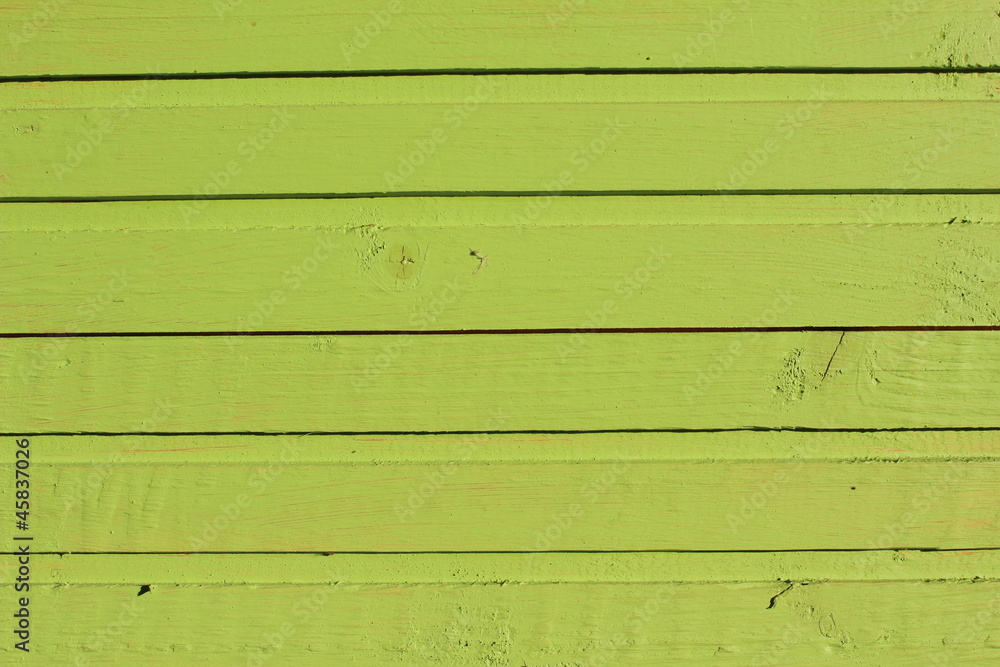 Naklejka premium Textur - Holzbretter hellgrün horizontal