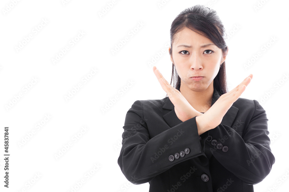 asian businesswoman on white background asian businesswoman on white background