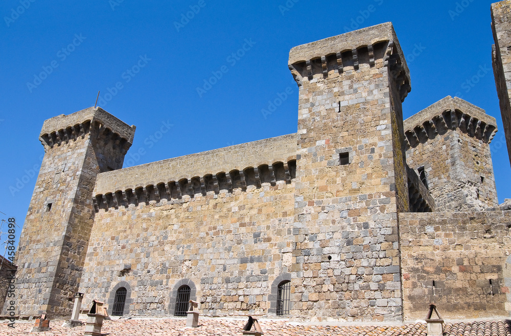 Castle of Bolsena. Lazio. Italy.
