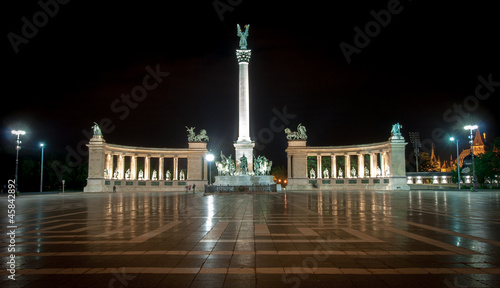 Heroes square in Hungary