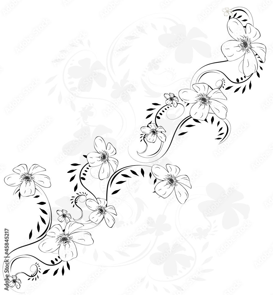 Fototapeta premium floral element