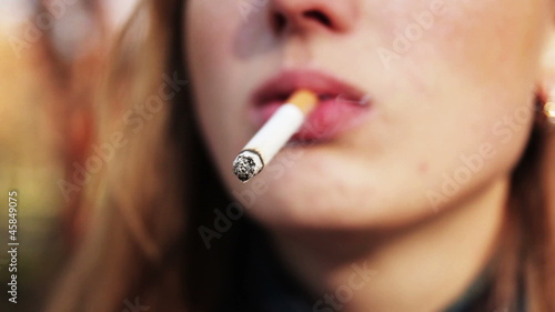 girl smoking
