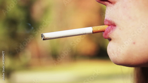 girl smoking