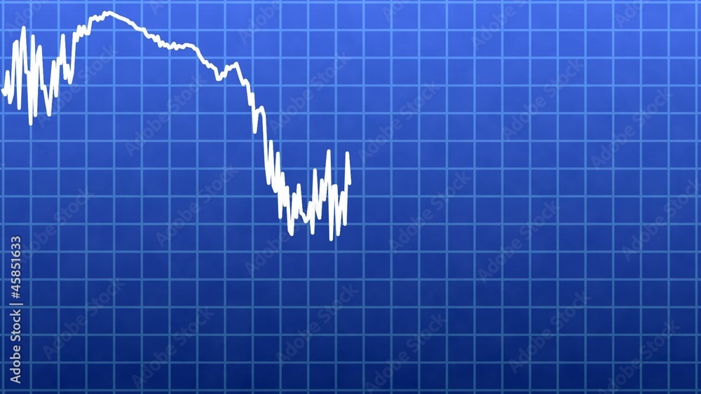 Business graph line, down Business graph line, down