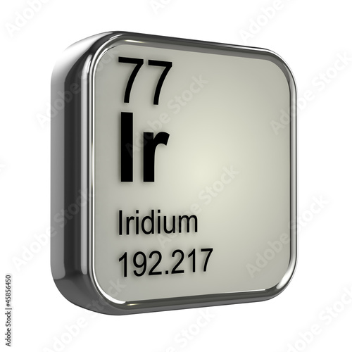 3d Periodic Table - 77 Iridium