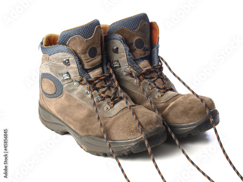 A pair of trekking boots