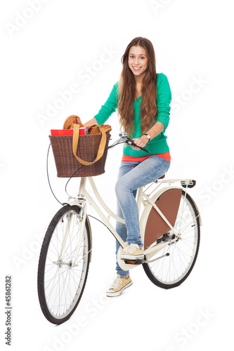 Woman biking © pikselstock