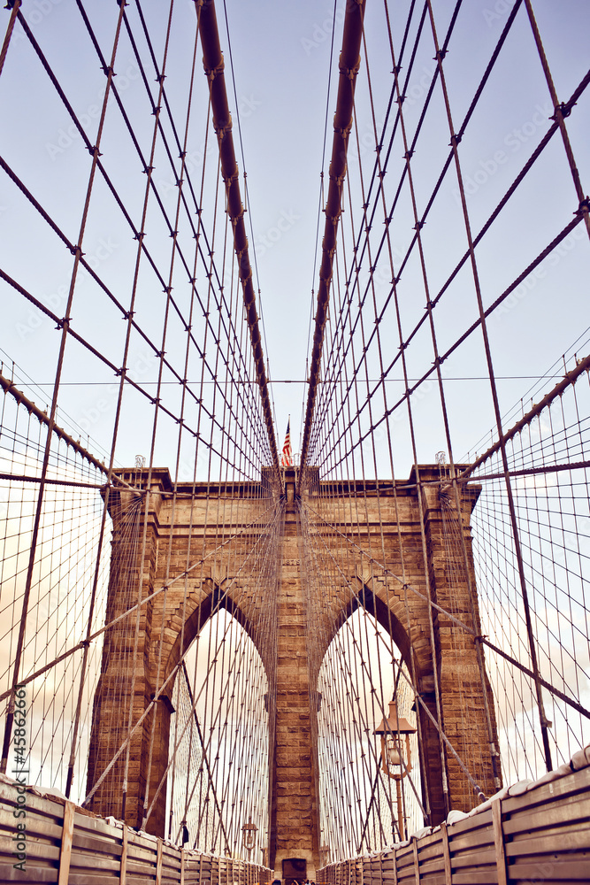 Fototapeta premium Brooklyn Bridge in New York