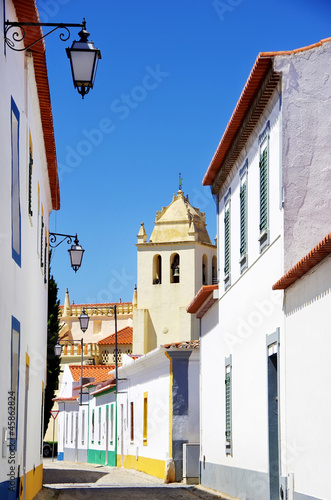 Quiet street in Alvito village, Alentejo, Portugal © inacio pires