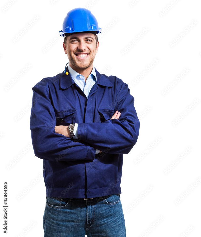 Handsome engineer portrait Handsome engineer portrait