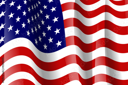 USA Flagge 3D