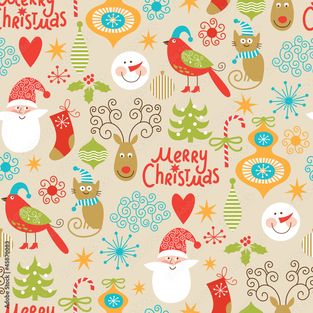 seamless christmas pattern seamless christmas pattern