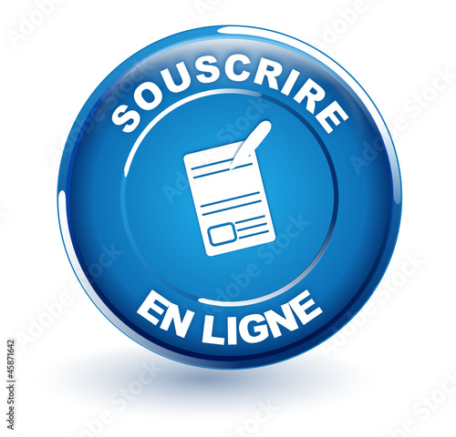 souscrire en ligne sur bouton bleu