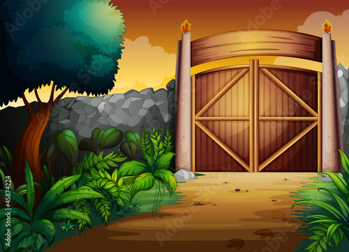 gate