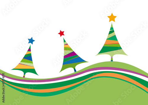 Vector Christmas colored background