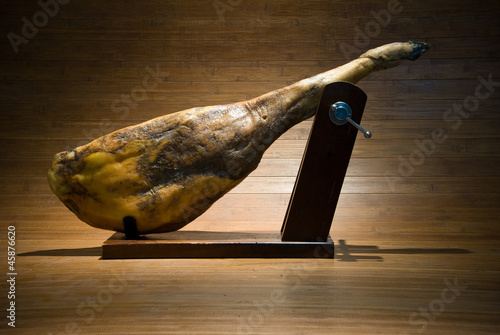 Spanish ham. Jamon Serrano.