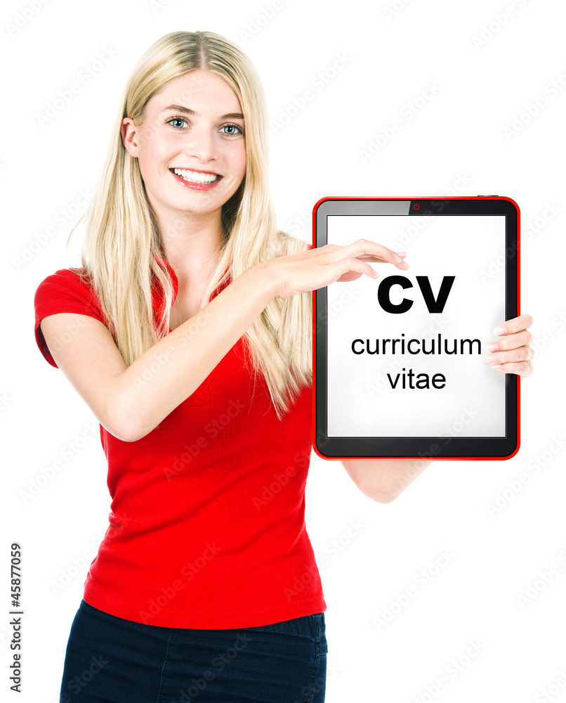young woman looking for a new job young woman looking for a new job