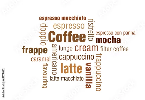 Naklejka na ścianę Kawa