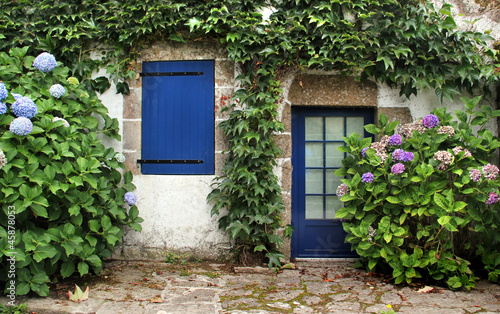 façade de maison Bretonne.