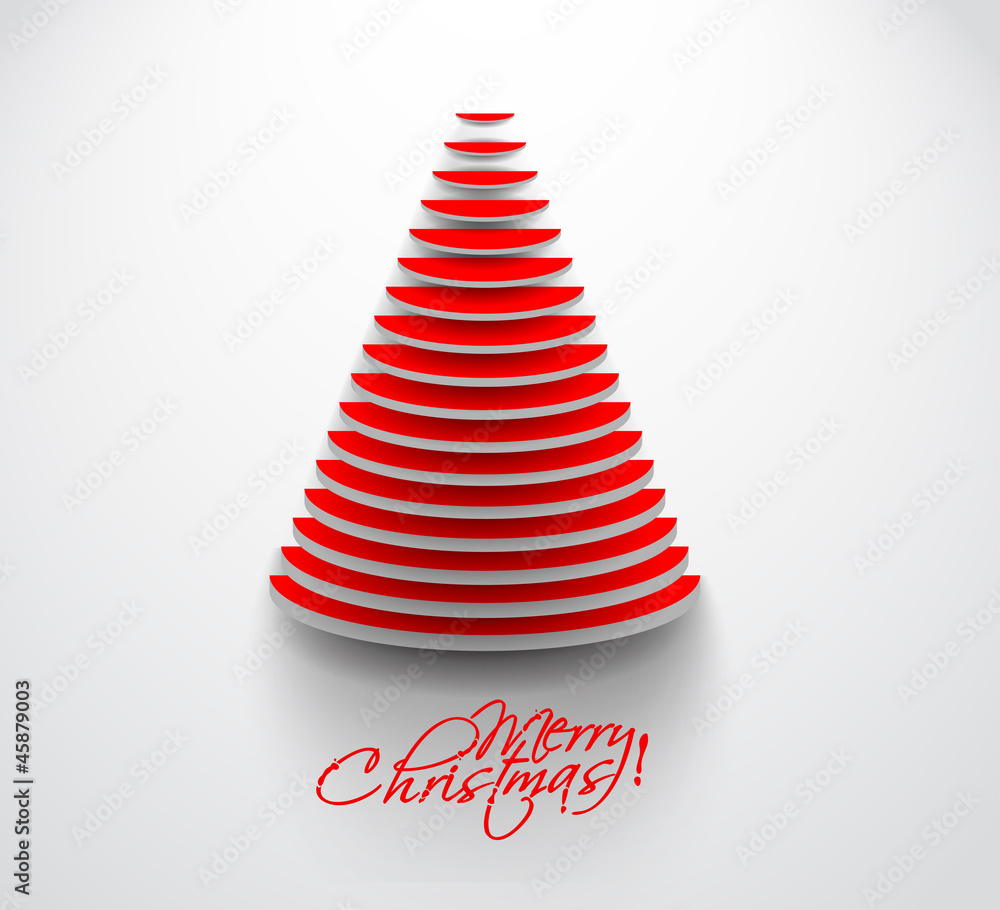 3d christmas tree, design, vector illustration. 3d christmas tree, design, vector illustration.