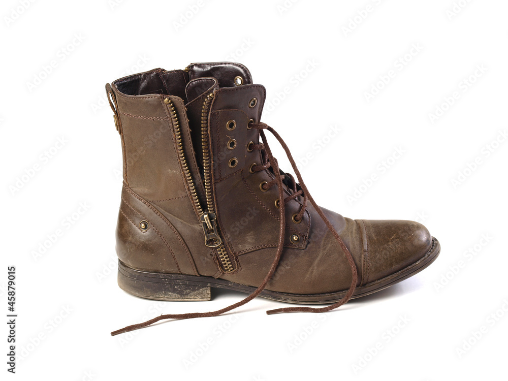 A brown boot A brown boot