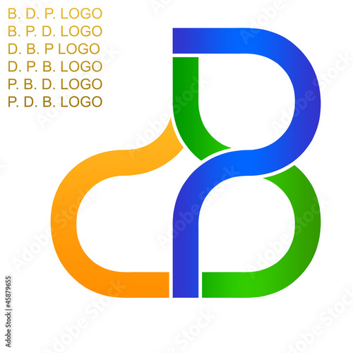 B, D and P Logos photo