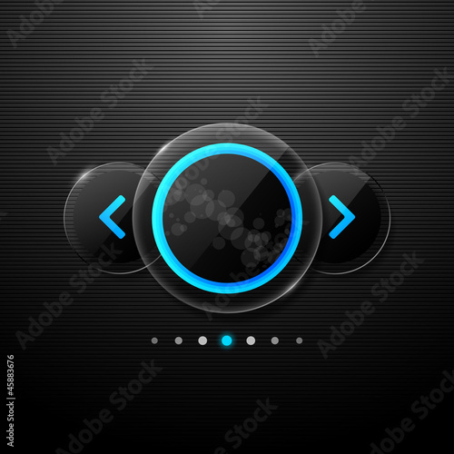 Vector web gallery design
