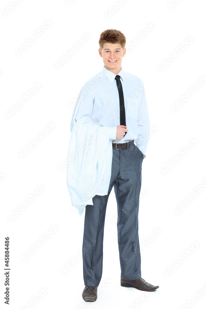 young doctor man with stethoscope young doctor man with stethoscope