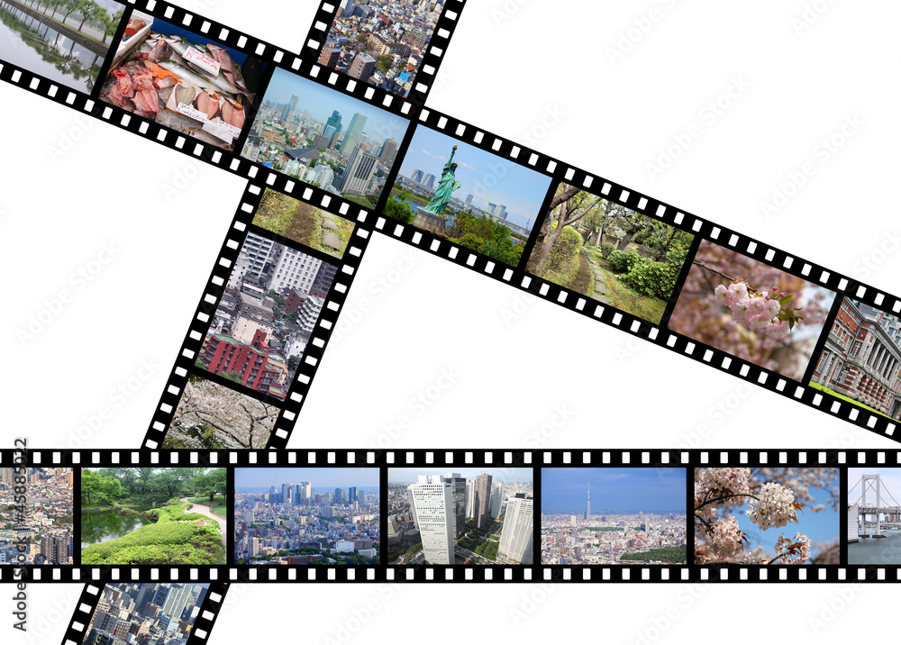 Japan - Tokyo film strips - travel memories